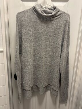 Grey A&F Turtleneck Shirt